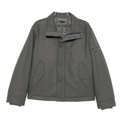 Stone Island Ghost Flannel Jacket in Dark GreyCoats & JacketsStone IslandDPUS Designer Outlet8053813486396SStone Island Ghost Flannel Jacket in Dark Grey