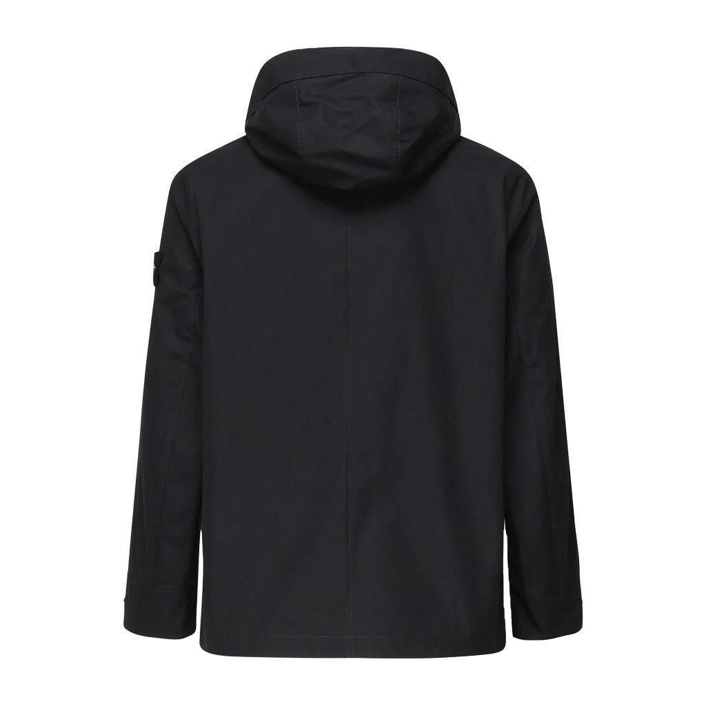 Stone Island Ghost Piece Weatherproof Cotton Canvas Rain Jacket in BlackCoats & JacketsStone IslandDPUS Designer Outlet8053813018863MStone Island Ghost Piece Weatherproof Cotton Canvas Rain Jacket in Black