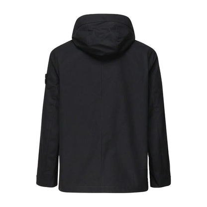 Stone Island Ghost Piece Weatherproof Cotton Canvas Rain Jacket in BlackCoats & JacketsStone IslandDPUS Designer Outlet8053813018863MStone Island Ghost Piece Weatherproof Cotton Canvas Rain Jacket in Black