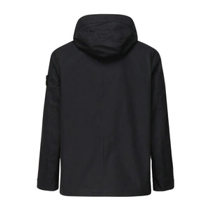 Stone Island Ghost Piece Weatherproof Cotton Canvas in Black