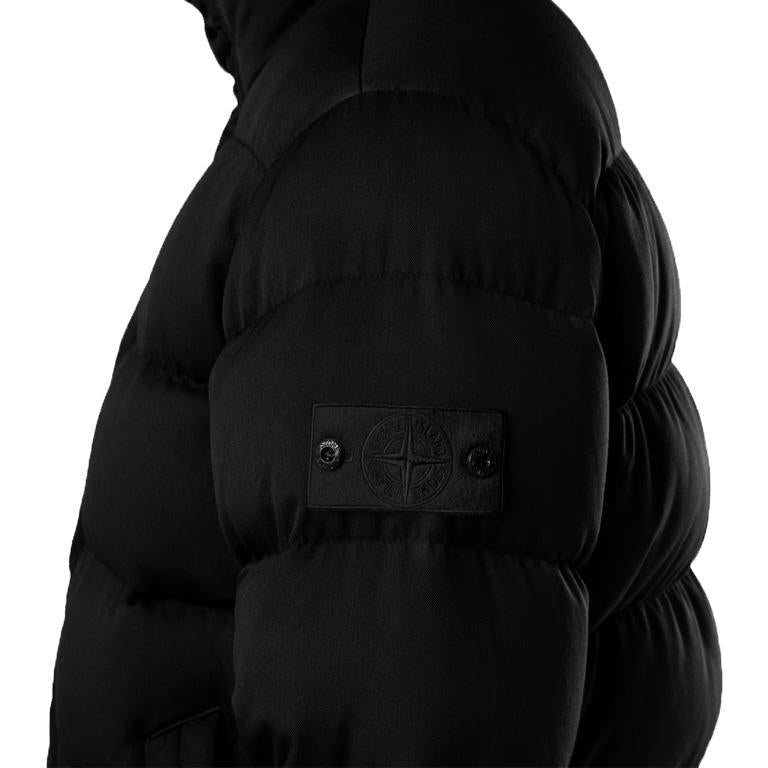 Stone Island Ghost Twill Wool - TC Down Jacket in BlackCoats & JacketsStone IslandDPUS Designer Outlet8053813448288MStone Island Ghost Twill Wool - TC Down Jacket in Black