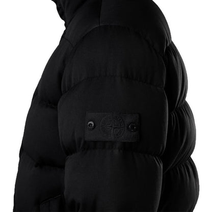 Stone Island Ghost Twill Wool - TC Down Jacket in BlackCoats & JacketsStone IslandDPUS Designer Outlet8053813448288MStone Island Ghost Twill Wool - TC Down Jacket in Black