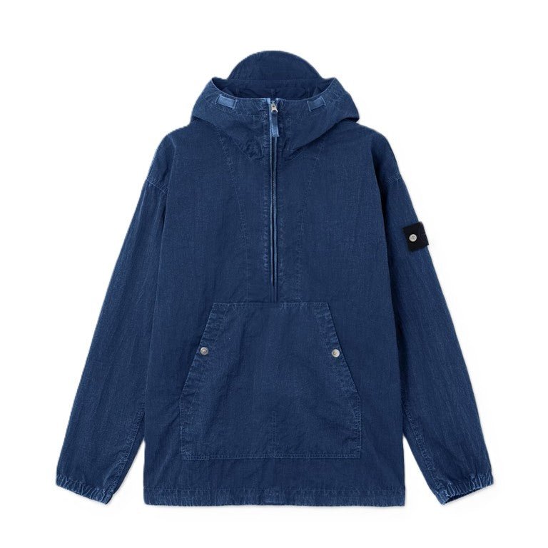 Stone Island Hollow Fibre Nylon Indigo - TC + Marmo Corrosion Hooded AnorakCoats & JacketsStone IslandDPUS Designer Outlet8053819374833IndigoMStone Island Hollow Fibre Nylon Indigo - TC + Marmo Corrosion Hooded Anorak