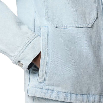 Stone Island Indigo Denim - Ultra Bleached Coach JacketCoats & JacketsStone IslandDPUS Designer Outlet8053819339689IndigoMStone Island Indigo Denim - Ultra Bleached Coach Jacket