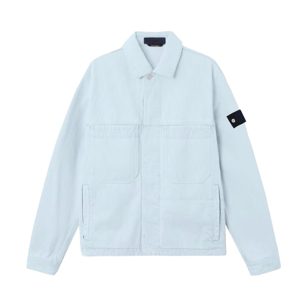 Stone Island Indigo Denim-Ultra Bleached Coach JacketCoats & JacketsStone IslandDPUS Designer OutletL1S144100006-S00J9-VJ203-S8053819339696Bleached IndigoSStone Island Indigo Denim-Ultra Bleached Coach Jacket