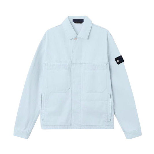 Stone Island Indigo Denim-Ultra Bleached Coach JacketCoats & JacketsStone IslandDPUS Designer OutletL1S144100006-S00J9-VJ203-S8053819339696Bleached IndigoSStone Island Indigo Denim-Ultra Bleached Coach Jacket