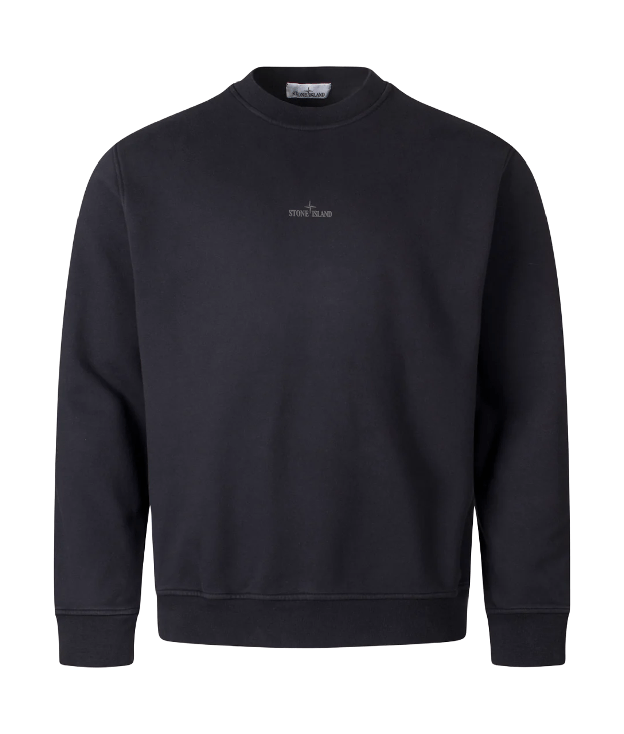 Stone Island "Industrial Four" Oversize Fit Crewneck Sweatshirt in BlackSweatshirtsStone IslandDPUS Designer Outlet8053813444907SStone Island "Industrial Four" Oversize Fit Crewneck Sweatshirt in Black