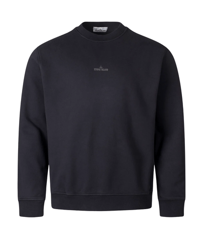 Stone Island "Industrial Four" Oversize Fit Crewneck Sweatshirt in BlackSweatshirtsStone IslandDPUS Designer Outlet8053813444907SStone Island "Industrial Four" Oversize Fit Crewneck Sweatshirt in Black