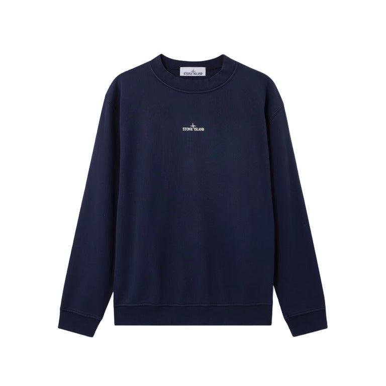 Stone Island "Industrial Four" Oversize Fit Crewneck Sweatshirt in NavySweatshirtsStone IslandDPUS Designer Outlet8053813468330SStone Island "Industrial Four" Oversize Fit Crewneck Sweatshirt in Navy