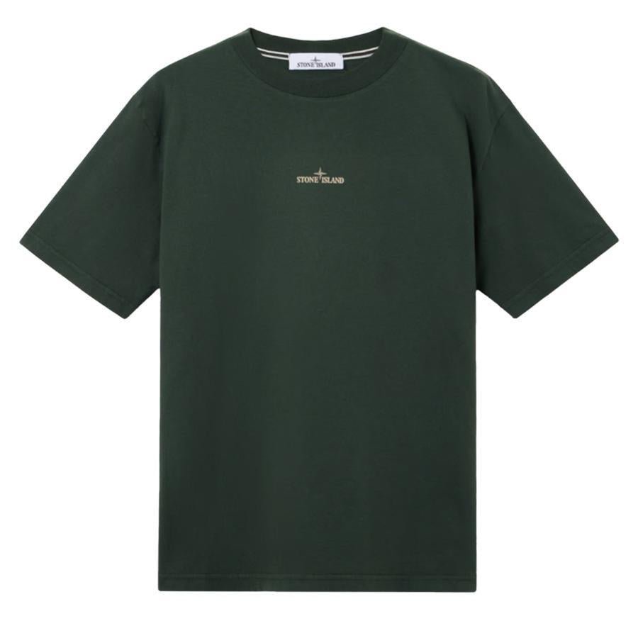 Stone Island "Industrial Print" T-Shirt in JuniperT-ShirtsStone IslandDPUS Designer Outlet8053813442682SStone Island "Industrial Print" T-Shirt in Juniper