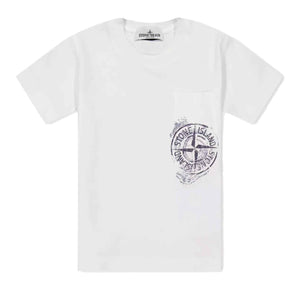 Stone Island Junior "Baobab Two" Print T-Shirt in WhiteT-ShirtsStone Island JuniorDPUS Designer Outlet80505925988838Stone Island Junior "Baobab Two" Print T-Shirt in White