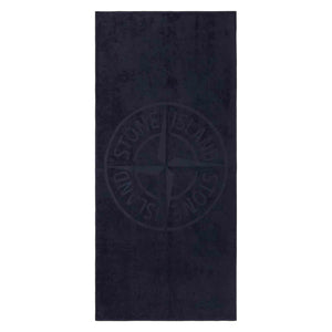 Stone Island Junior Beach Towel in BlackAccessoriesStone Island JuniorDPUS Designer Outlet8050592217852Stone Island Junior Beach Towel in Black