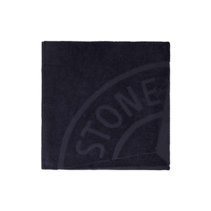 Stone Island Junior Beach Towel in BlackAccessoriesStone Island JuniorDPUS Designer Outlet8050592217852Stone Island Junior Beach Towel in Black