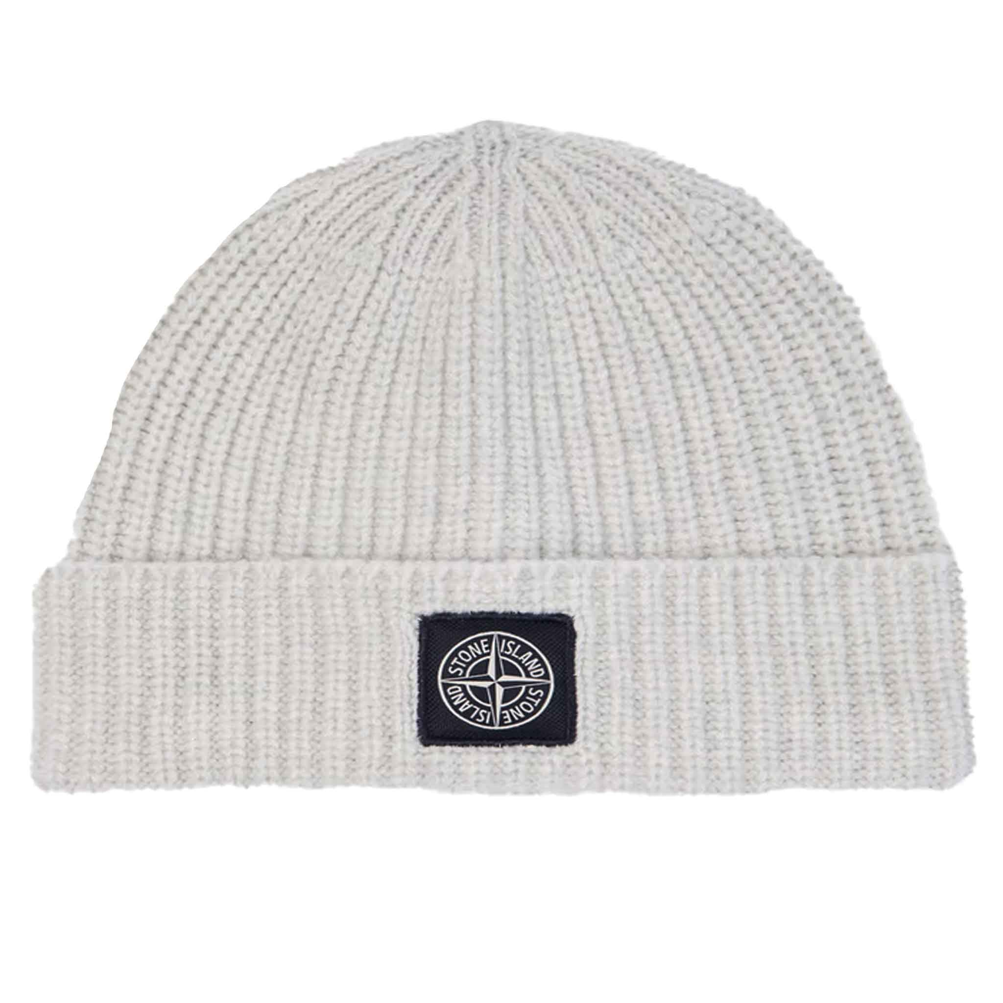 Stone Island Junior Beanie in Dust Grey MelangeHatsStone Island JuniorDPUS Designer Outlet805624604338083Stone Island Junior Beanie in Dust Grey Melange