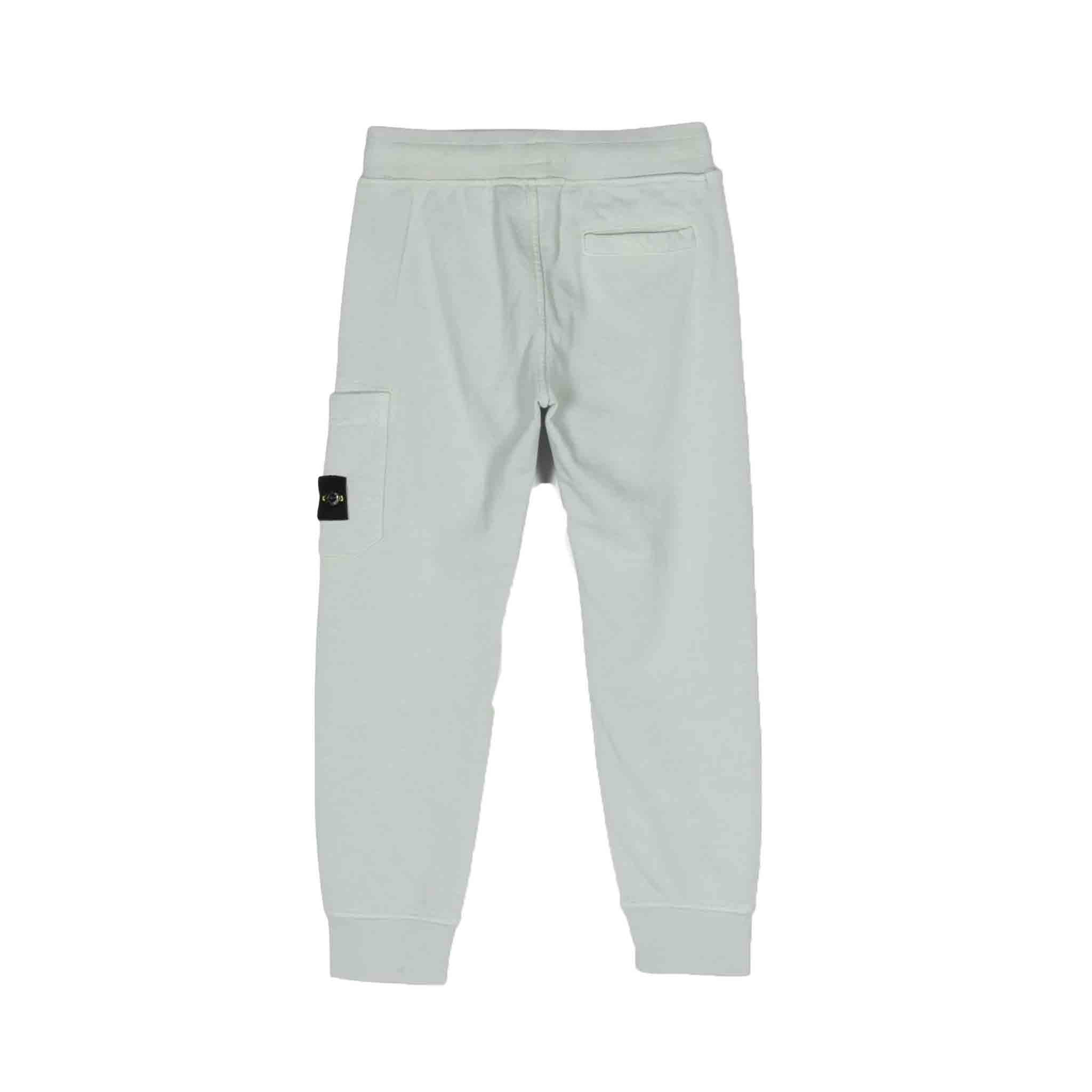 Stone Island Junior Cargo Sweatpants in Pearl GreySweatpantsStone Island JuniorDPUS80525728763258Stone Island Junior Cargo Sweatpants in Pearl Grey