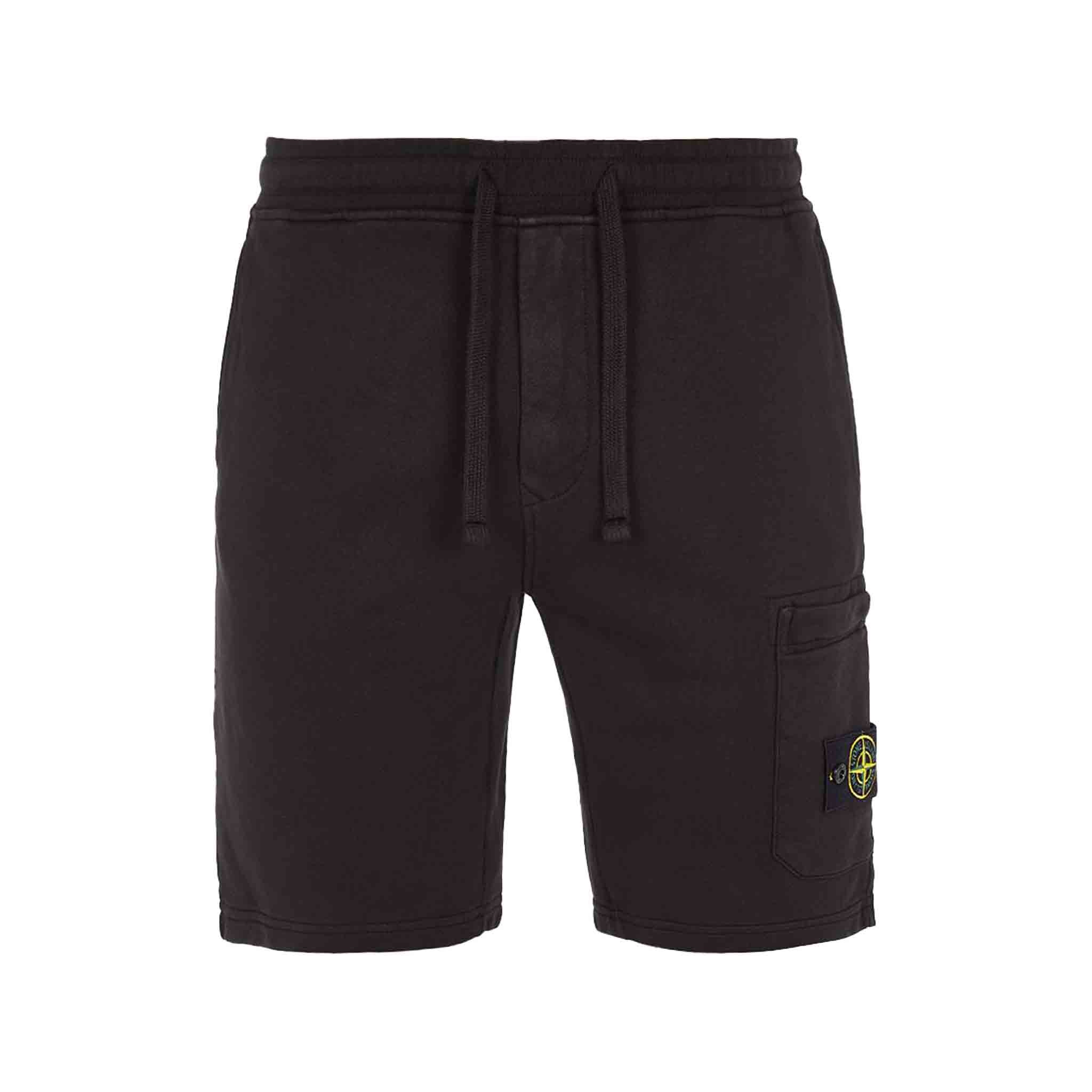 Stone Island Junior Cargo Sweatshorts in BlackShortsStone Island JuniorDPUS80525728578816Stone Island Junior Cargo Sweatshorts in Black