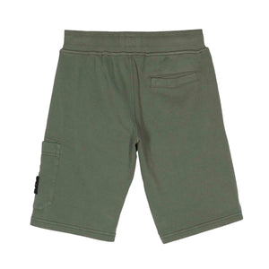 Olive green sweatshorts sale