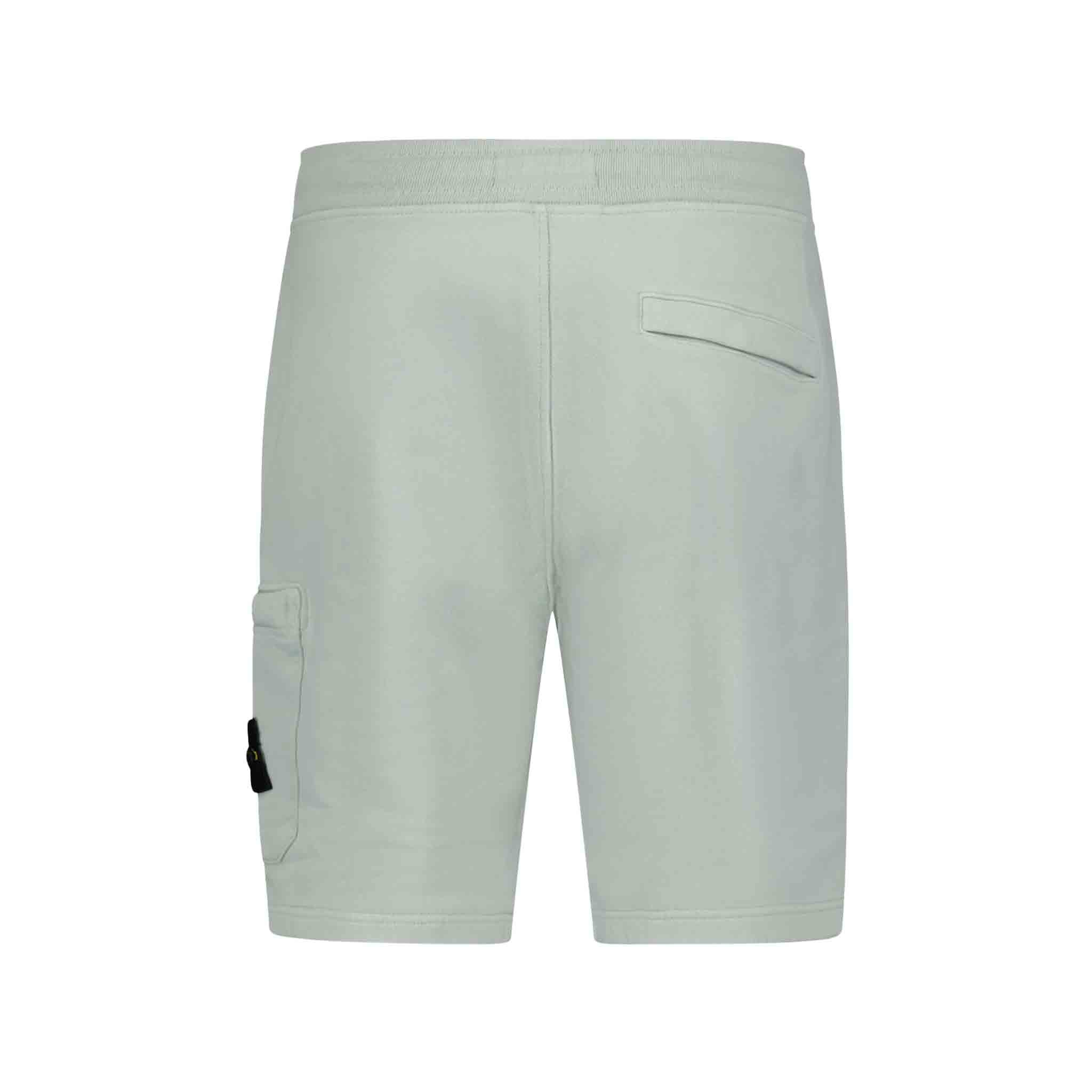 Stone Island Junior Cargo Sweatshorts in Pearl GreyShortsStone Island JuniorDPUS80525728765786Stone Island Junior Cargo Sweatshorts in Pearl Grey