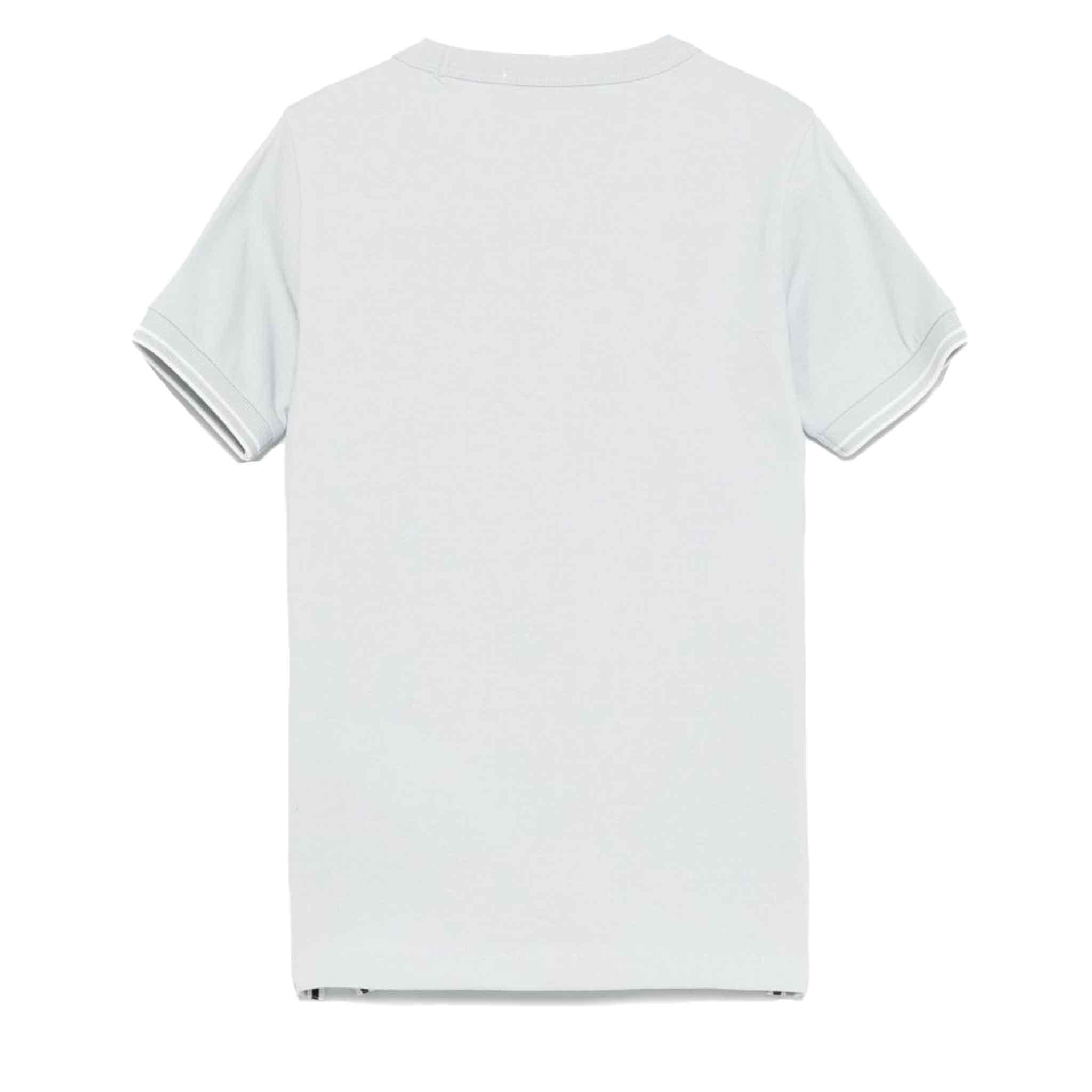 Stone Island Junior Compass Logo T-Shirt in Sky Blue