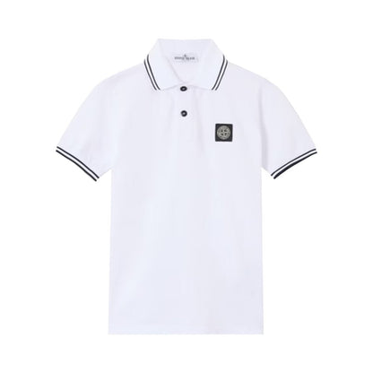 Stone Island Junior Compass Patch PoloT-ShirtStone Island JuniorDPUS Designer OutletL1S162200001-S0018-V0001-A088053819416052White8Stone Island Junior Compass Patch Polo