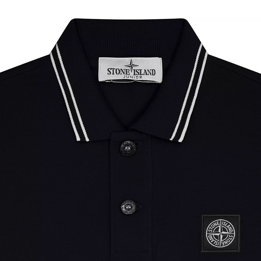 Stone Island Junior Compass Patch PoloT-ShirtStone Island JuniorDPUS Designer OutletL1S162200001-S0018-V0029-A028053819436289Black2Stone Island Junior Compass Patch Polo