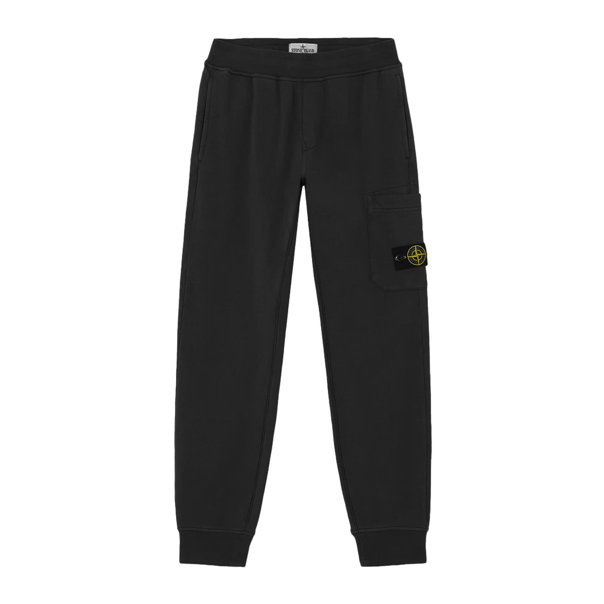 Stone Island Junior Cotton Fleece Cargo Sweatpants in BlackSweatpantsStone Island JuniorDPUS Designer Outlet80505925918608Stone Island Junior Cotton Fleece Cargo Sweatpants in Black