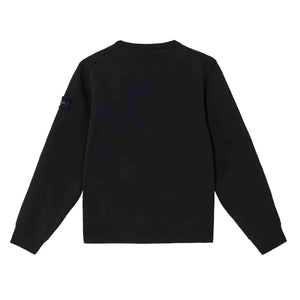 Stone Island Junior Cotton Fleece Crewneck Sweatshirt in BlackSweatshirtsStone Island JuniorDPUS Designer Outlet80505925917168Stone Island Junior Cotton Fleece Crewneck Sweatshirt in Black