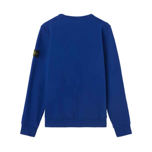 Stone Island Junior Cotton Fleece Crewneck Sweatshirt in Bright BlueSweatshirtsStone Island JuniorDPUS Designer Outlet80562460356438Stone Island Junior Cotton Fleece Crewneck Sweatshirt in Bright Blue