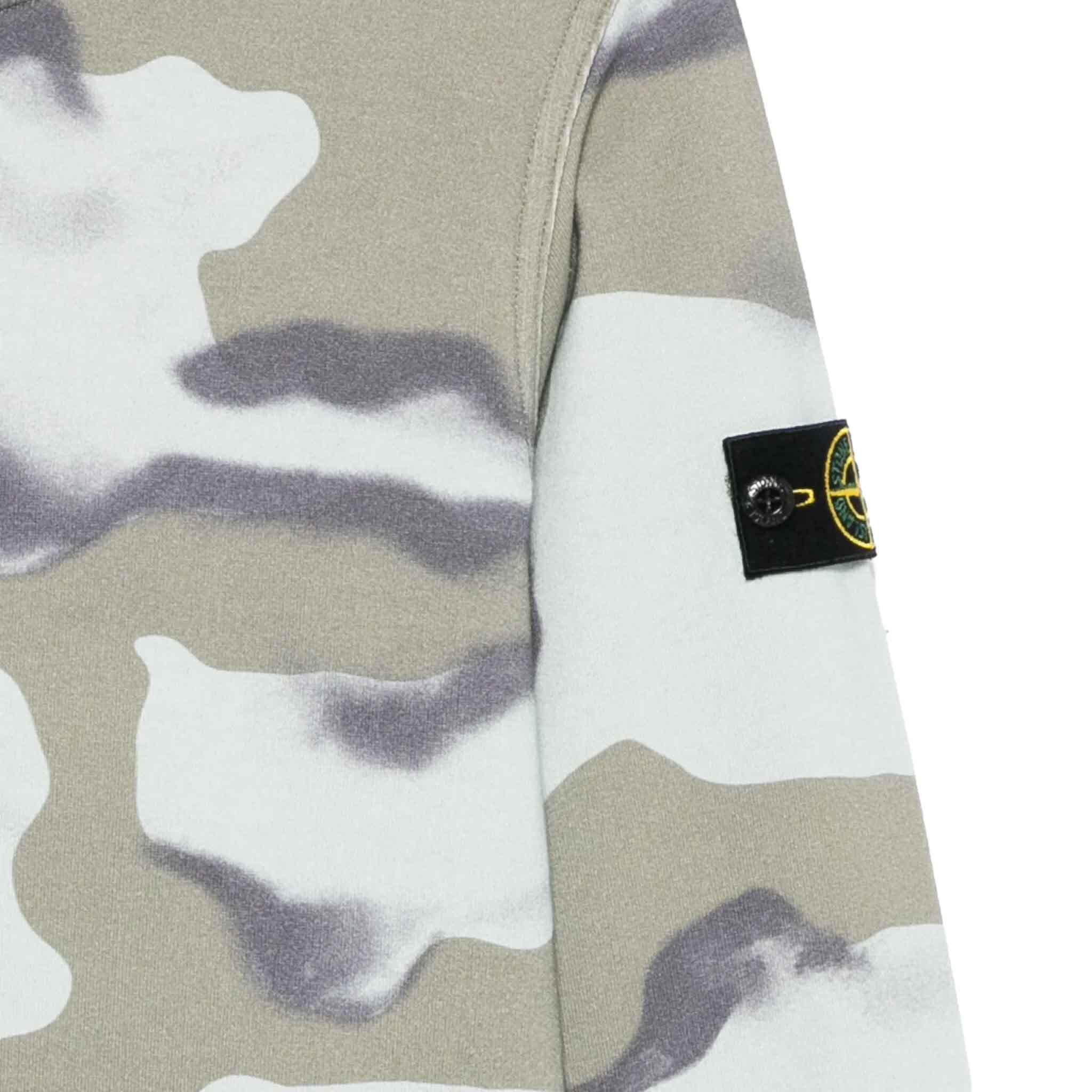Stone Island Junior Cotton Fleece Crewneck Sweatshirt in CamoSweatshirtsStone Island JuniorDPUS Designer Outlet8Stone Island Junior Cotton Fleece Crewneck Sweatshirt in Camo