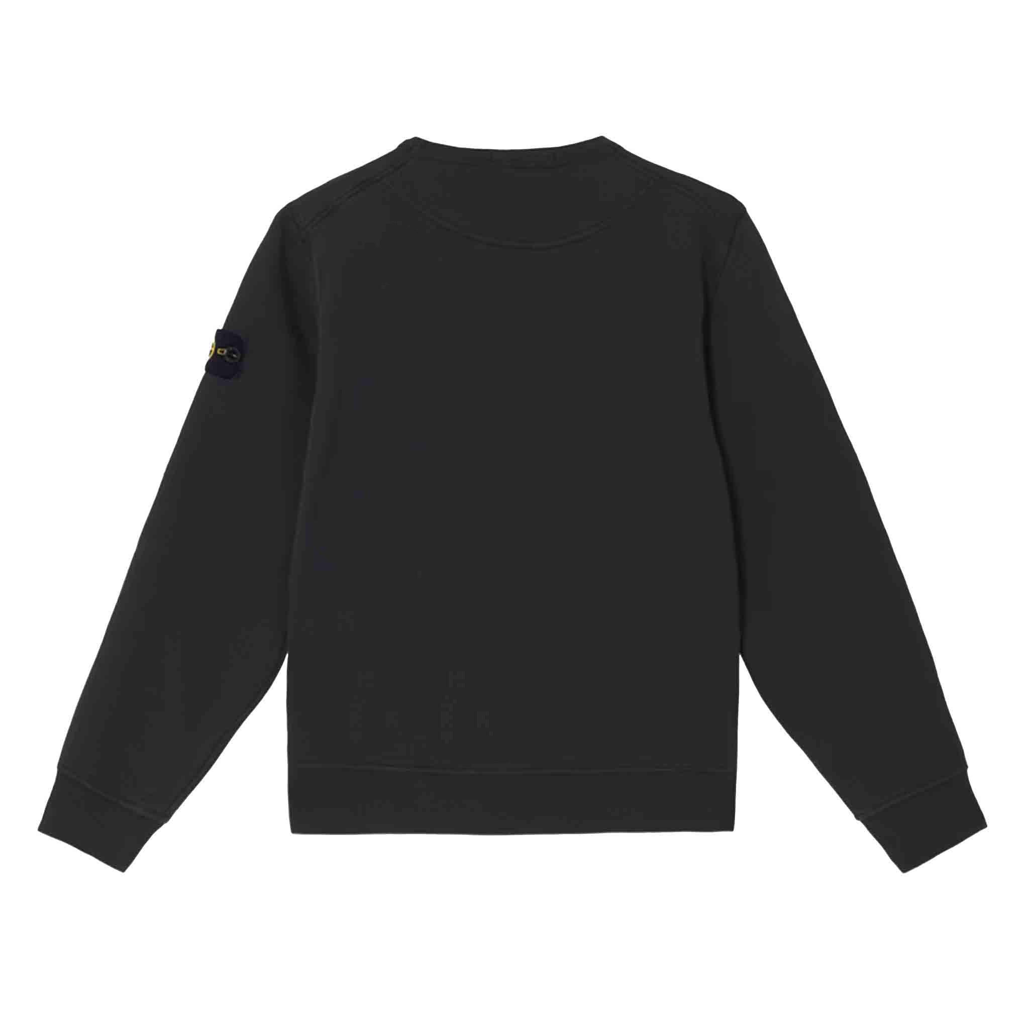 Stone Island Junior Cotton Fleece Crewneck Sweatshirt in Charcoal GreySweatshirtsStone Island JuniorDPUS Designer Outlet80505926025668Stone Island Junior Cotton Fleece Crewneck Sweatshirt in Charcoal Grey