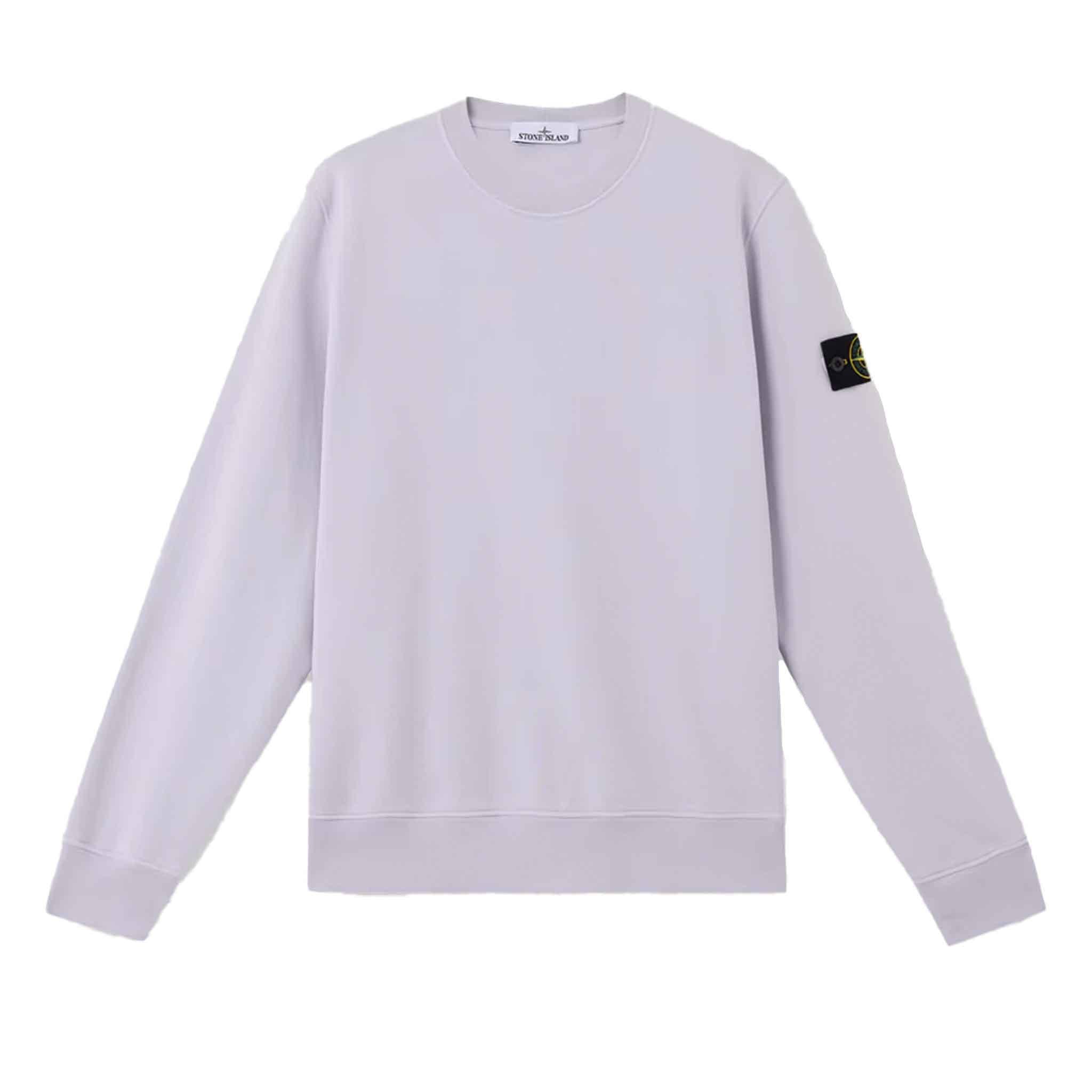 Stone Island Junior Cotton Fleece Crewneck Sweatshirt in LilacSweatshirtsStone Island JuniorDPUS Designer Outlet80505926026898Stone Island Junior Cotton Fleece Crewneck Sweatshirt in Lilac