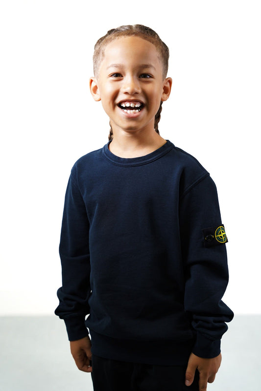 Stone Island Junior Cotton Fleece Crewneck SweatshirtSweatshirtsStone Island JuniorDPUS Designer OutletL1S166100005-S0040-V0020-A06Navy6Stone Island Junior Cotton Fleece Crewneck Sweatshirt