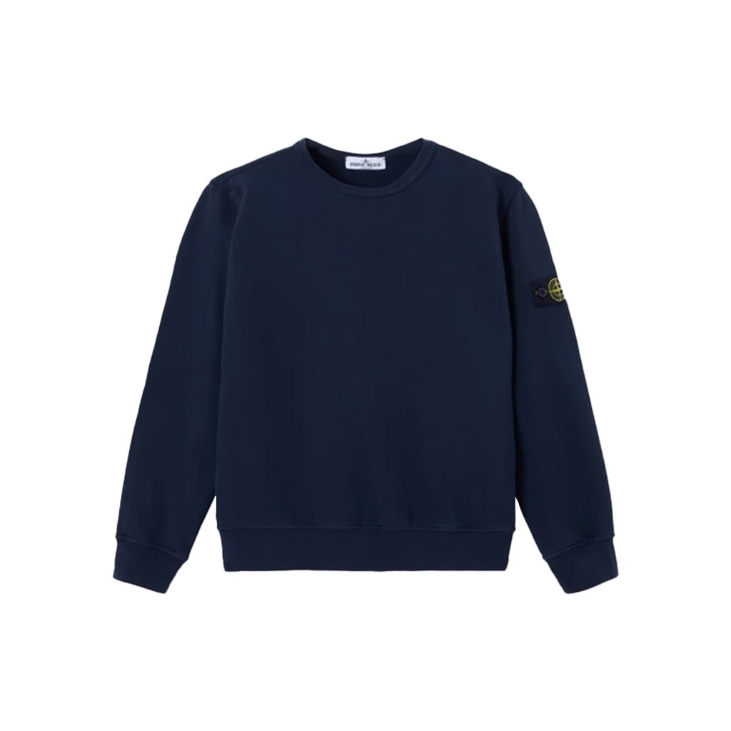 Stone Island Junior Cotton Fleece Crewneck SweatshirtSweatshirtsStone Island JuniorDPUS Designer OutletL1S166100005-S0040-V0020-A06Navy6Stone Island Junior Cotton Fleece Crewneck Sweatshirt