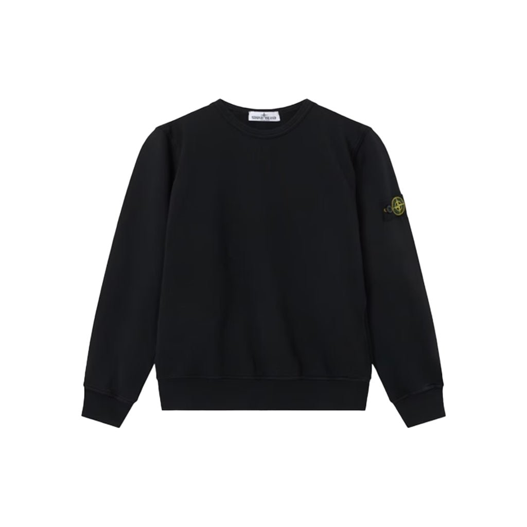 Stone Island Junior Cotton Fleece Crewneck SweatshirtSweatshirtsStone Island JuniorDPUS Designer OutletL1S166100005-S0040-V0029-A06Black6Stone Island Junior Cotton Fleece Crewneck Sweatshirt