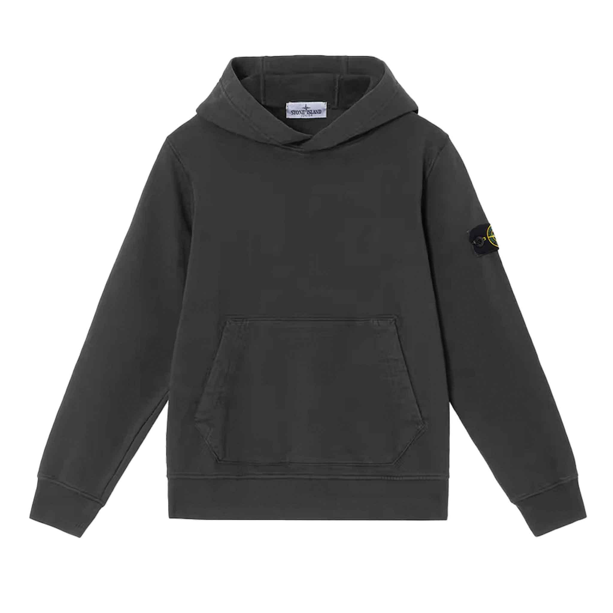 Stone Island Junior Cotton Fleece Hooded Sweatshirt in Charcoal GreyHoodiesStone Island JuniorDPUS Designer Outlet80505926029318Stone Island Junior Cotton Fleece Hooded Sweatshirt in Charcoal Grey