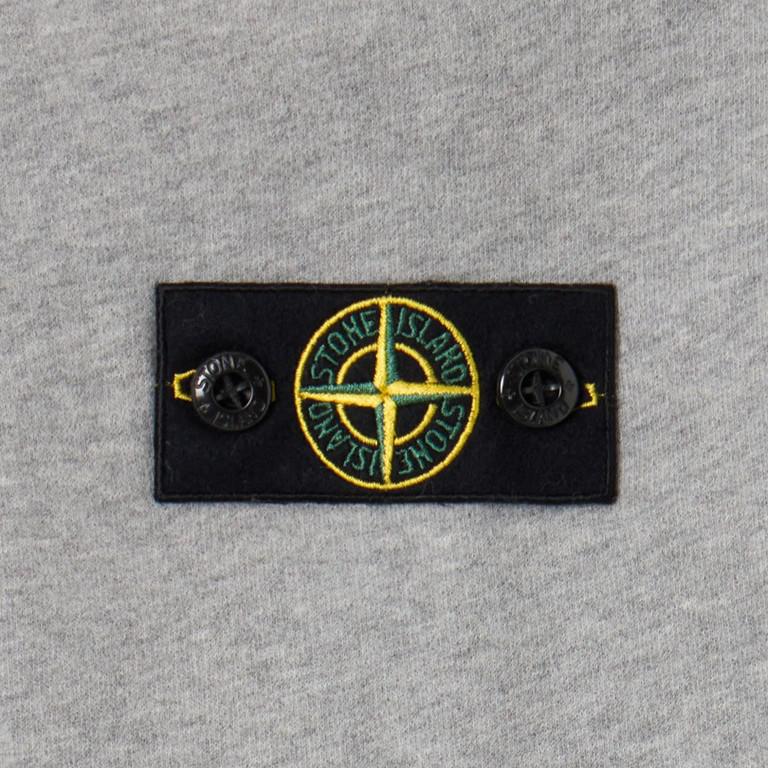 Stone Island Junior Cotton Fleece Hooded Sweatshirt in Dust GreyHoodies & Zip - UpsStone Island JuniorDPUS Designer Outlet8053813511081AGE 8Stone Island Junior Cotton Fleece Hooded Sweatshirt in Dust Grey