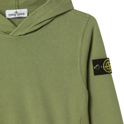 Stone Island Junior Cotton Fleece Hooded SweatshirtHoodies & Zip-UpsStone Island JuniorDPUS Designer OutletL1S166100014-S0040-V0058-A068053819440767Olive Green6Stone Island Junior Cotton Fleece Hooded Sweatshirt