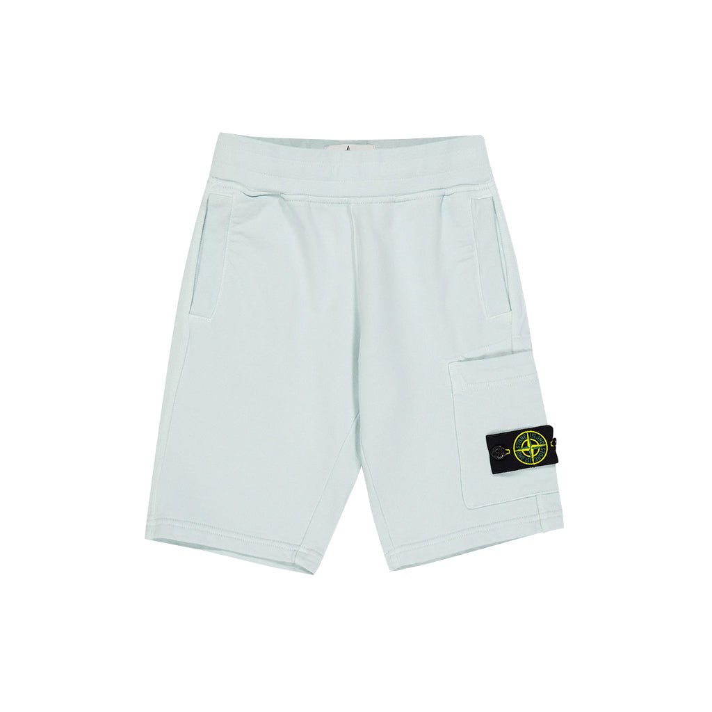 Stone Island Junior Cotton Fleece Jogger ShortsTrousers & ShortsStone Island JuniorDPUS Designer OutletL1S166200006-S0040-V0041-A088053819207094Sky Blue8Stone Island Junior Cotton Fleece Jogger Shorts