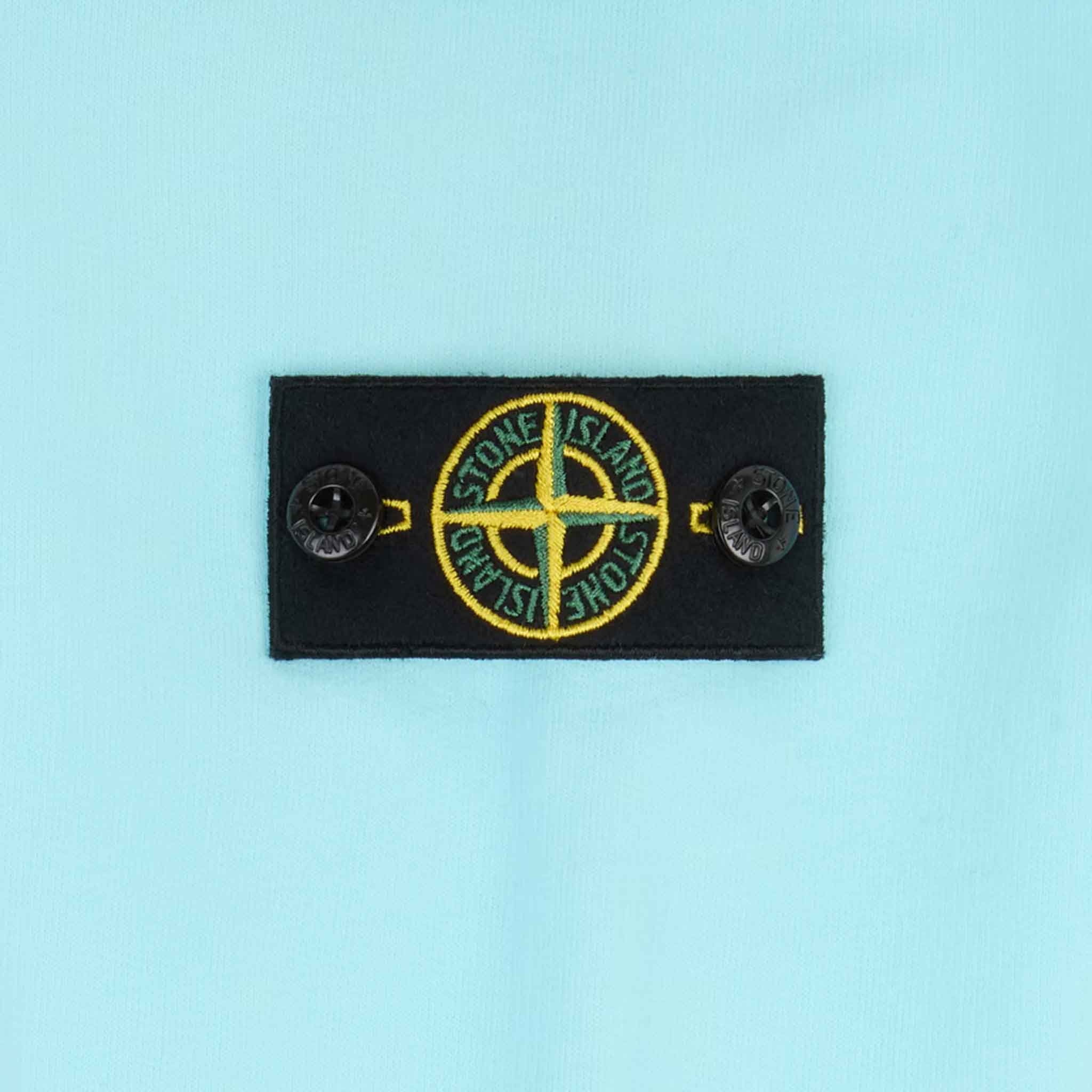 Stone Island Junior Cotton Fleece Pullover Hoodie in AquaHoodiesStone Island JuniorDPUS Designer Outlet80562460463668Stone Island Junior Cotton Fleece Pullover Hoodie in Aqua