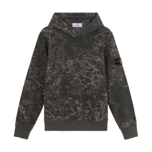 Stone Island Junior Cotton Fleece Pullover Hoodie in Flame Camoflage PrintHoodiesStone Island JuniorDPUS Designer Outlet80562460441338Stone Island Junior Cotton Fleece Pullover Hoodie in Flame Camoflage Print