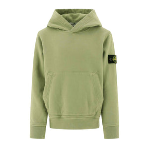 Stone Island Junior Cotton Fleece Pullover Hoodie in Sage GreenHoodiesStone Island JuniorDPUS Designer Outlet80562460598238Stone Island Junior Cotton Fleece Pullover Hoodie in Sage Green