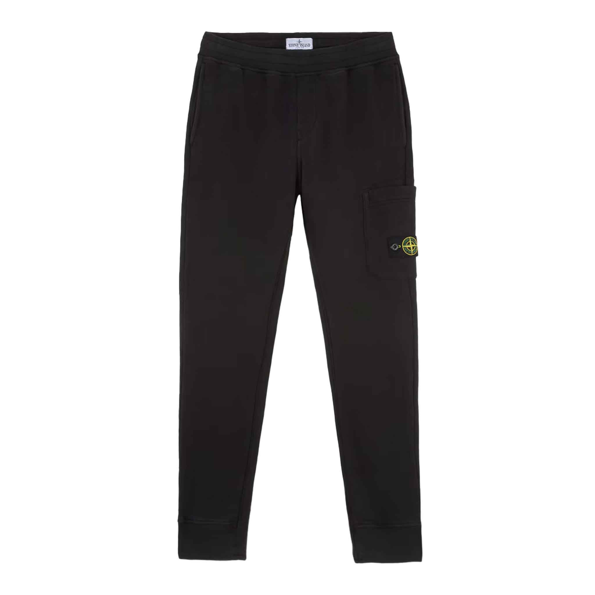 Stone Island Junior Cotton Fleece Sweatpants in BlackSweatpantsStone Island JuniorDPUS Designer Outlet80562460284238Stone Island Junior Cotton Fleece Sweatpants in Black