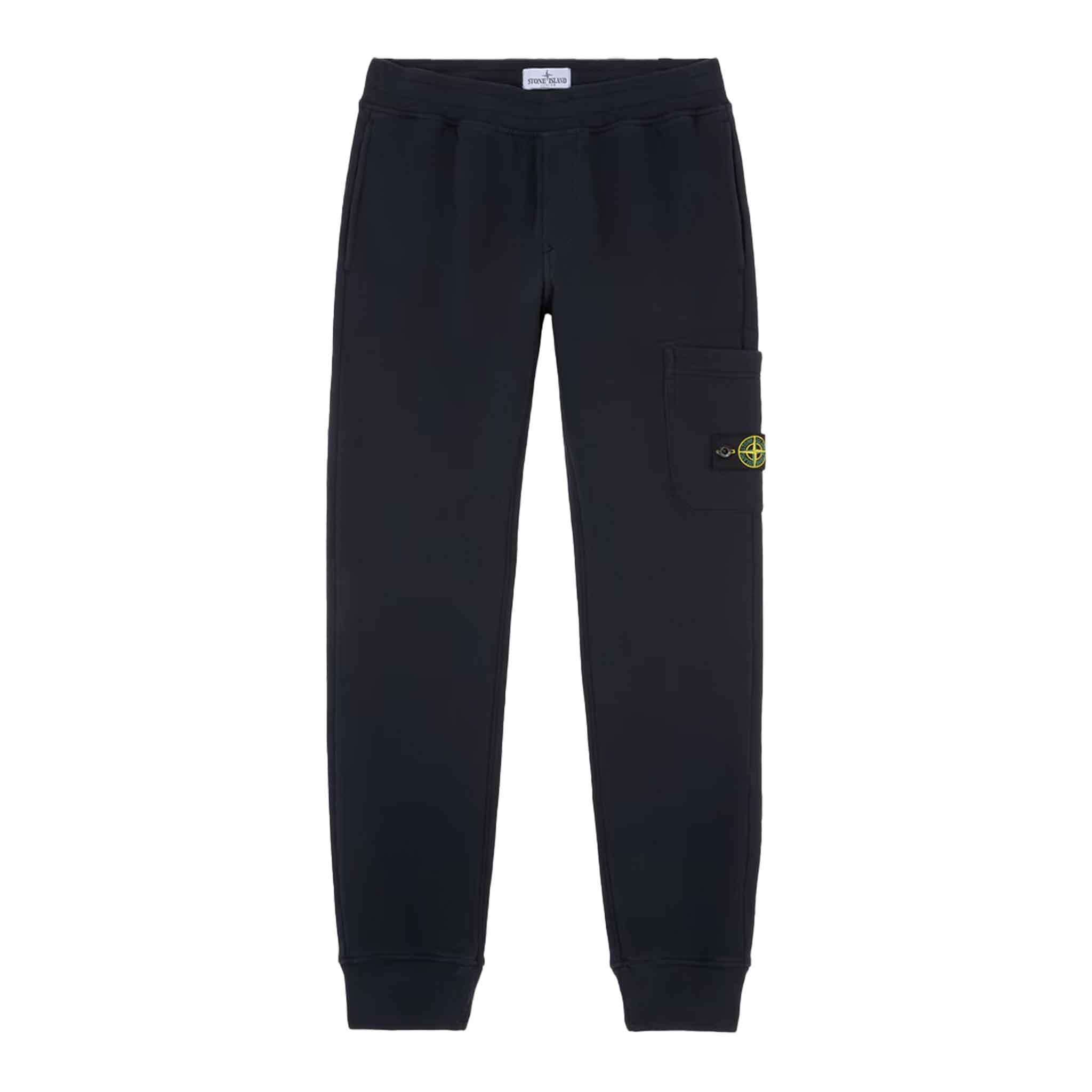 Stone Island Junior Cotton Fleece Sweatpants in Navy BlueSweatpantsStone Island JuniorDPUS Designer Outlet80562460283488Stone Island Junior Cotton Fleece Sweatpants in Navy Blue