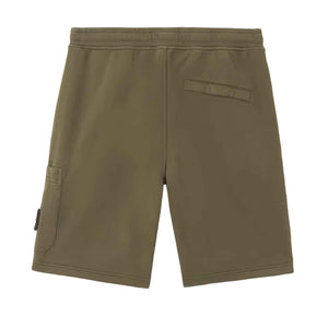 Stone Island Junior Cotton Fleece Sweatshorts in Military GreenShortsStone Island JuniorDPUS Designer Outlet80505926041028Stone Island Junior Cotton Fleece Sweatshorts in Military Green