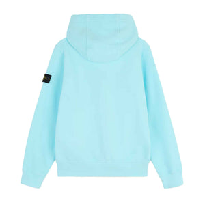 Stone Island Junior Cotton Fleece Zipped Hoodie in AquaHoodiesStone Island JuniorDPUS Designer Outlet80562460623428Stone Island Junior Cotton Fleece Zipped Hoodie in Aqua