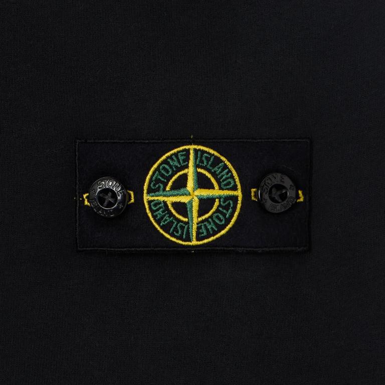 Stone Island Junior Cotton Fleece Zipped Hoodie in BlackHoodies & Zip - UpsStone Island JuniorDPUS Designer Outlet8053813511128AGE 8Stone Island Junior Cotton Fleece Zipped Hoodie in Black