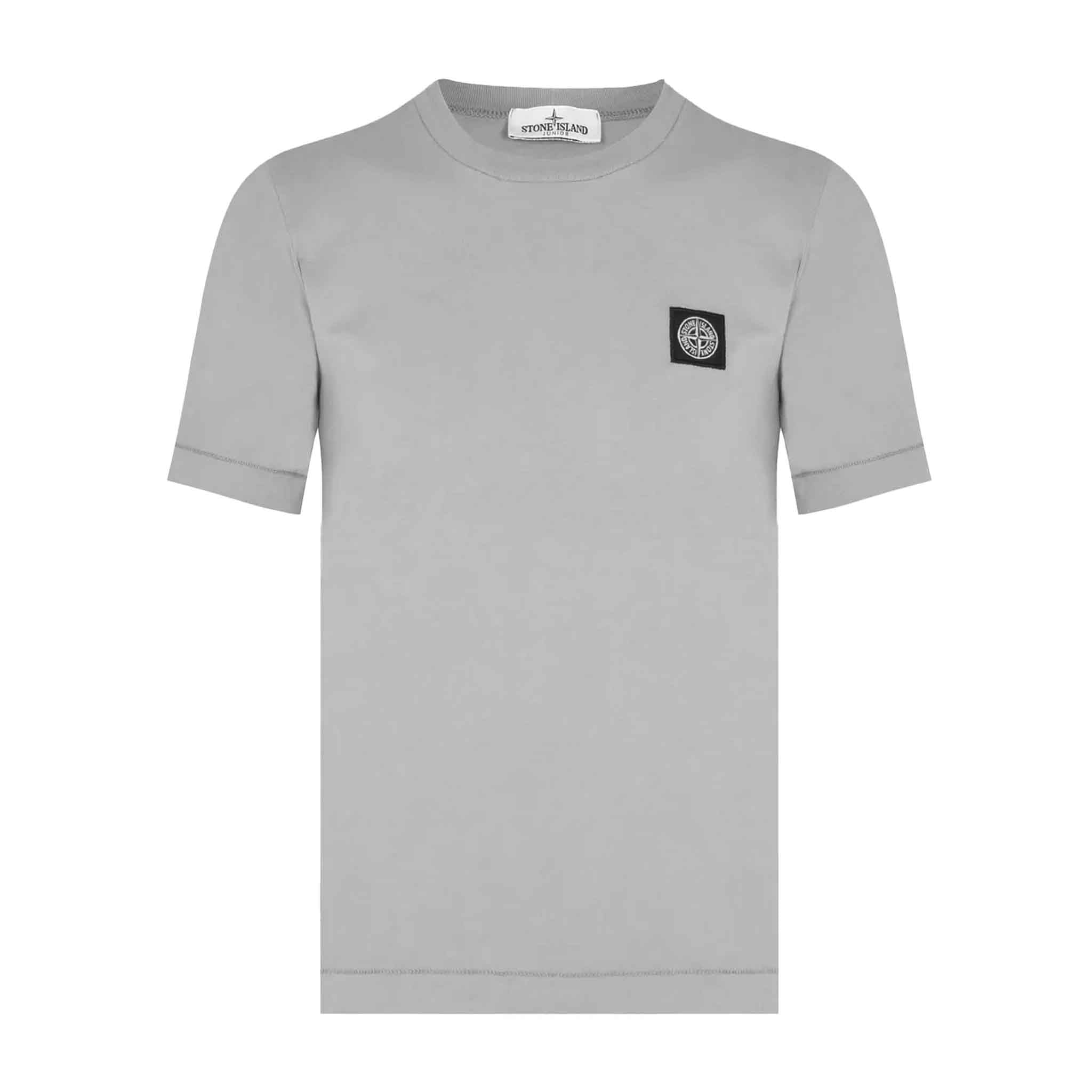 Stone Island Junior Cotton Jersey Compass Logo T-Shirt in Dust GreyT-ShirtsStone Island JuniorDPUS Designer Outlet80562460389108Stone Island Junior Cotton Jersey Compass Logo T-Shirt in Dust Grey