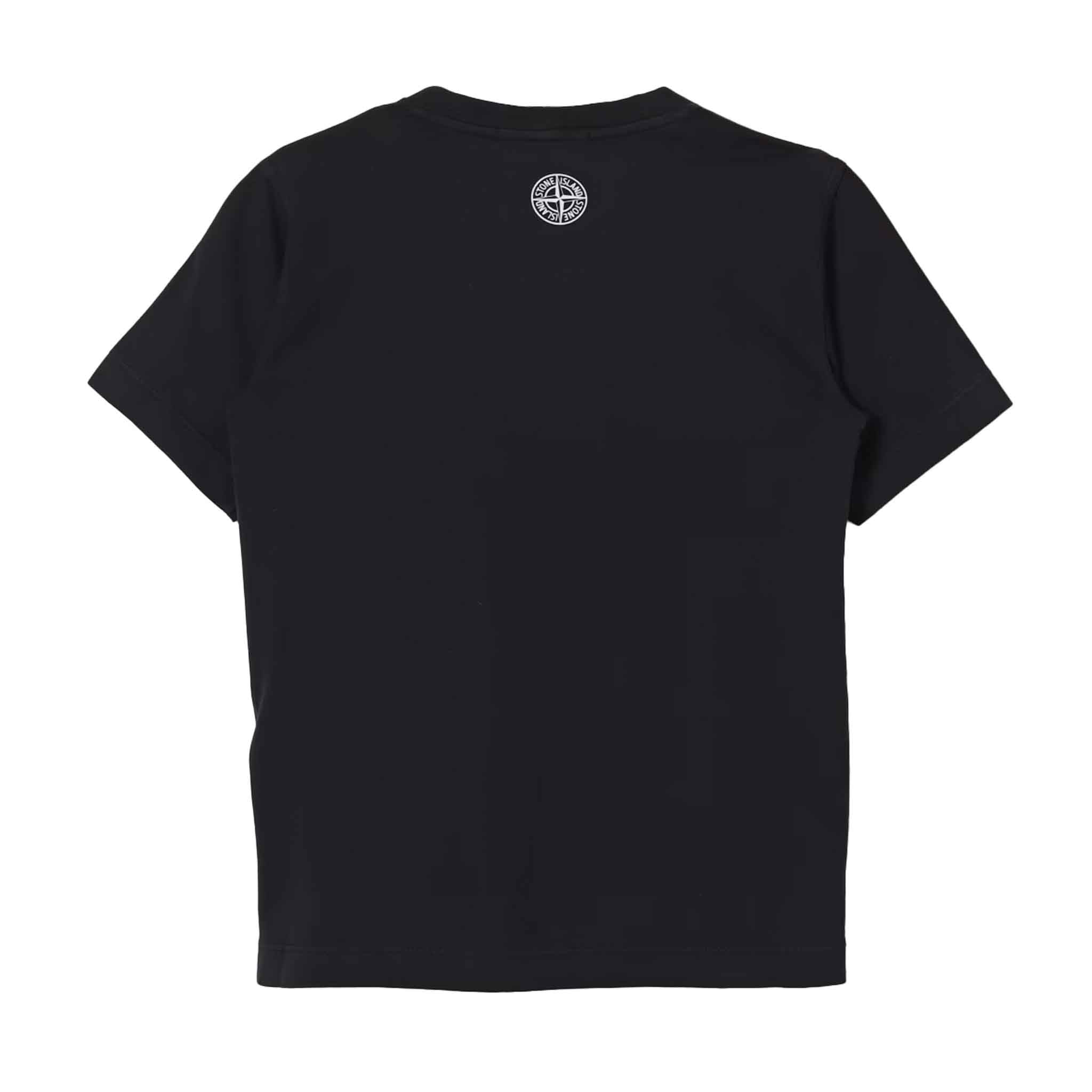 Stone Island Junior Cotton Jersey Logo Print T-Shirt in BlackT-ShirtsStone Island JuniorDPUS Designer Outlet80562460546518Stone Island Junior Cotton Jersey Logo Print T-Shirt in Black