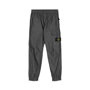 Stone Island Junior Cotton/ Polyester Cargo Trousers in Washed BlackTrousersStone Island JuniorDPUS80525728756708Stone Island Junior Cotton/ Polyester Cargo Trousers in Washed Black