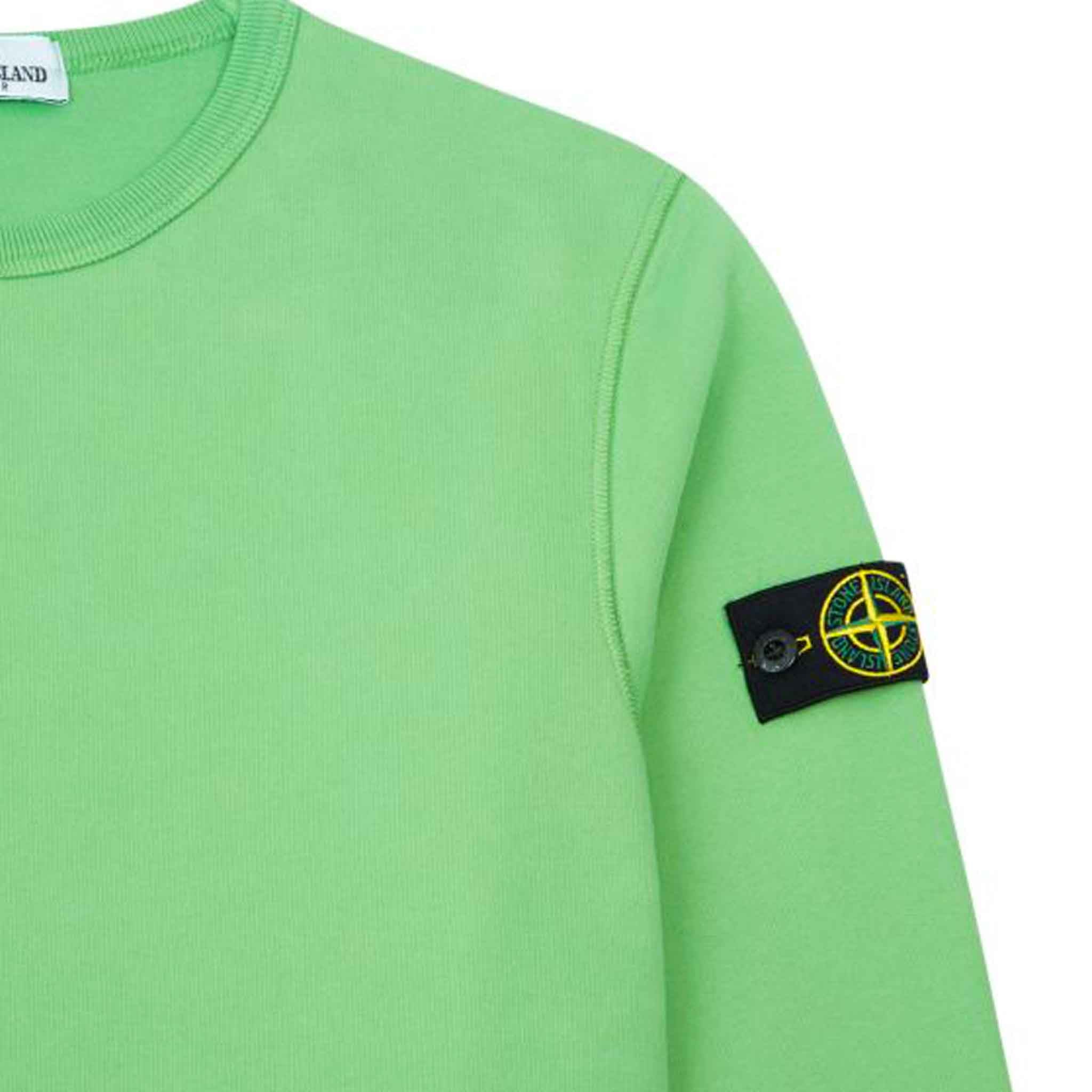 Stone Island Junior Crewneck Sweatshirt in GreenSweatshirtsStone Island JuniorDPUS80525726783258Stone Island Junior Crewneck Sweatshirt in Green